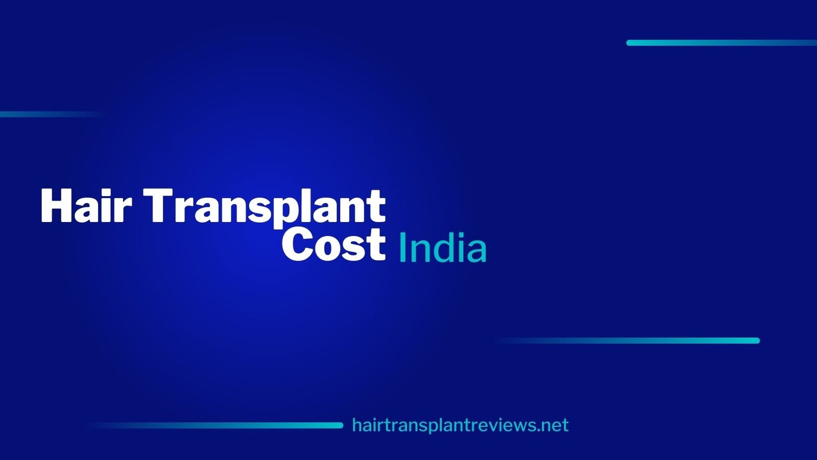 Hair Transplant Cost India