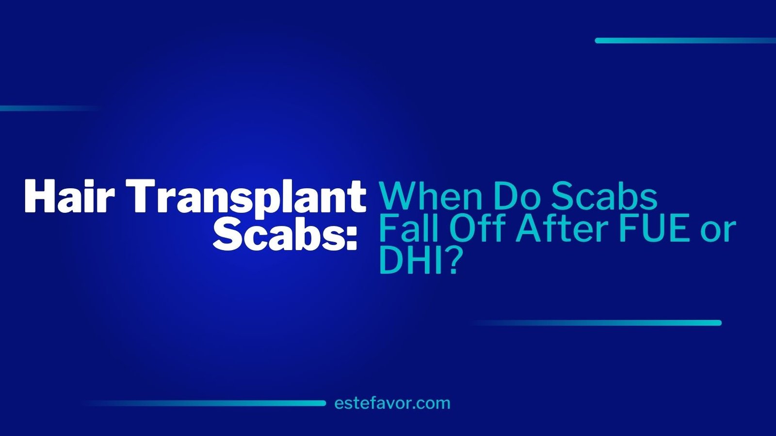 Hair Transplant Scabs: When Do Scabs Fall Off After FUE or DHI?